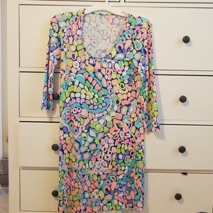 Lilly Pulitzer asymmetrical bottom dress